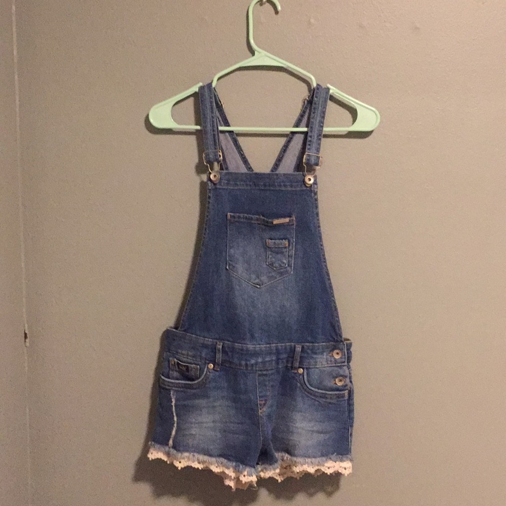 Super dry denim overalls